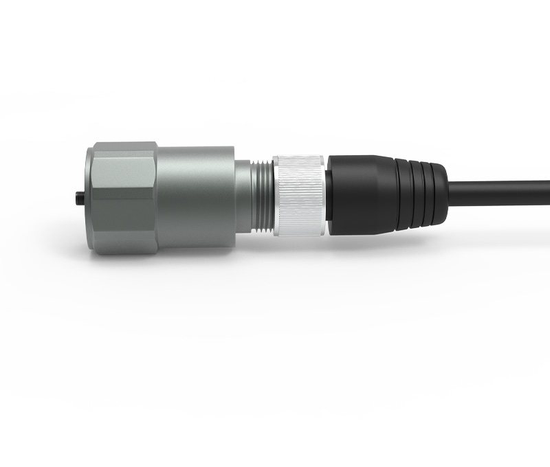 Acelerómetro PZ-104 con cable, vista lateral