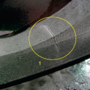 Detección de fisuras por partículas magnéticas