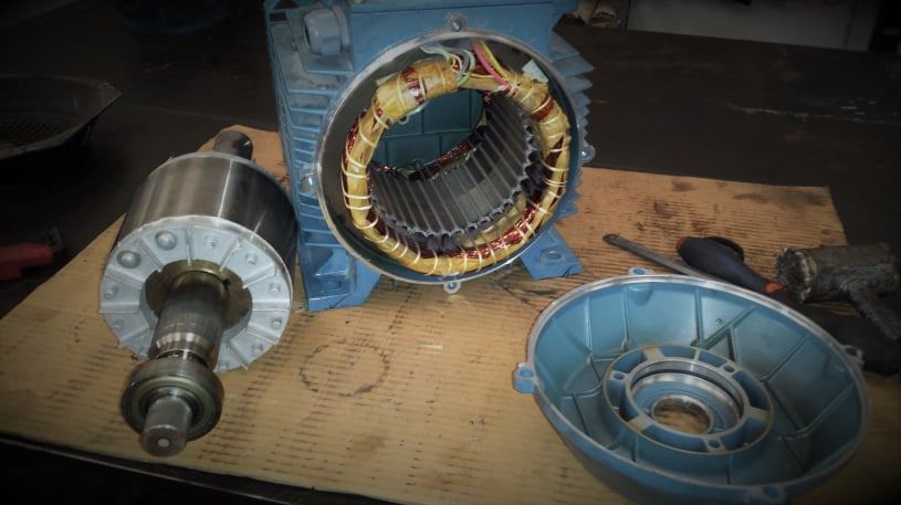 Reparación de equipos rotativos